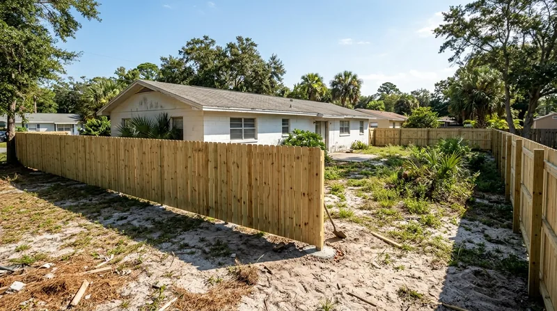 Wood & Privacy Fence Installation Jacksonville