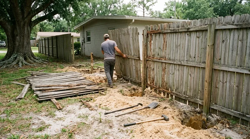 Fence Replacement & Removal Jacksonville